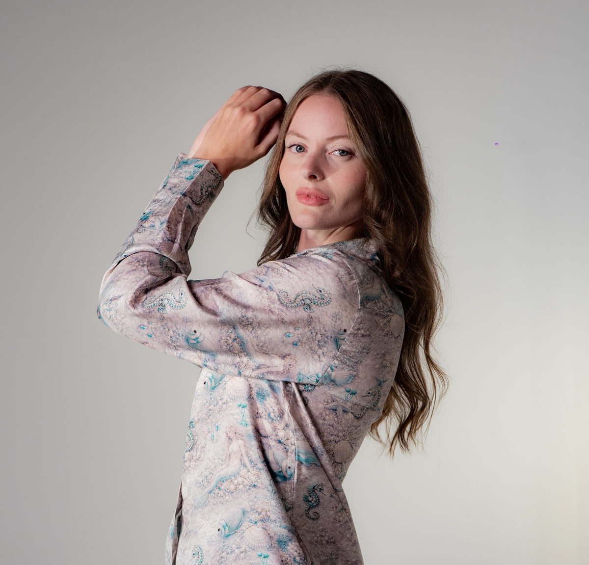 Mermaid Treasury Twill Silk Set