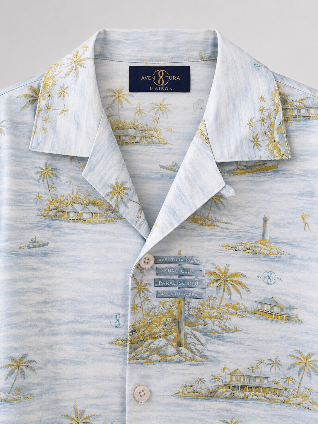Aventura Island Twill Silk Shirt