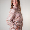 Aventura Empire of Pearls Silk Jacquard Pant