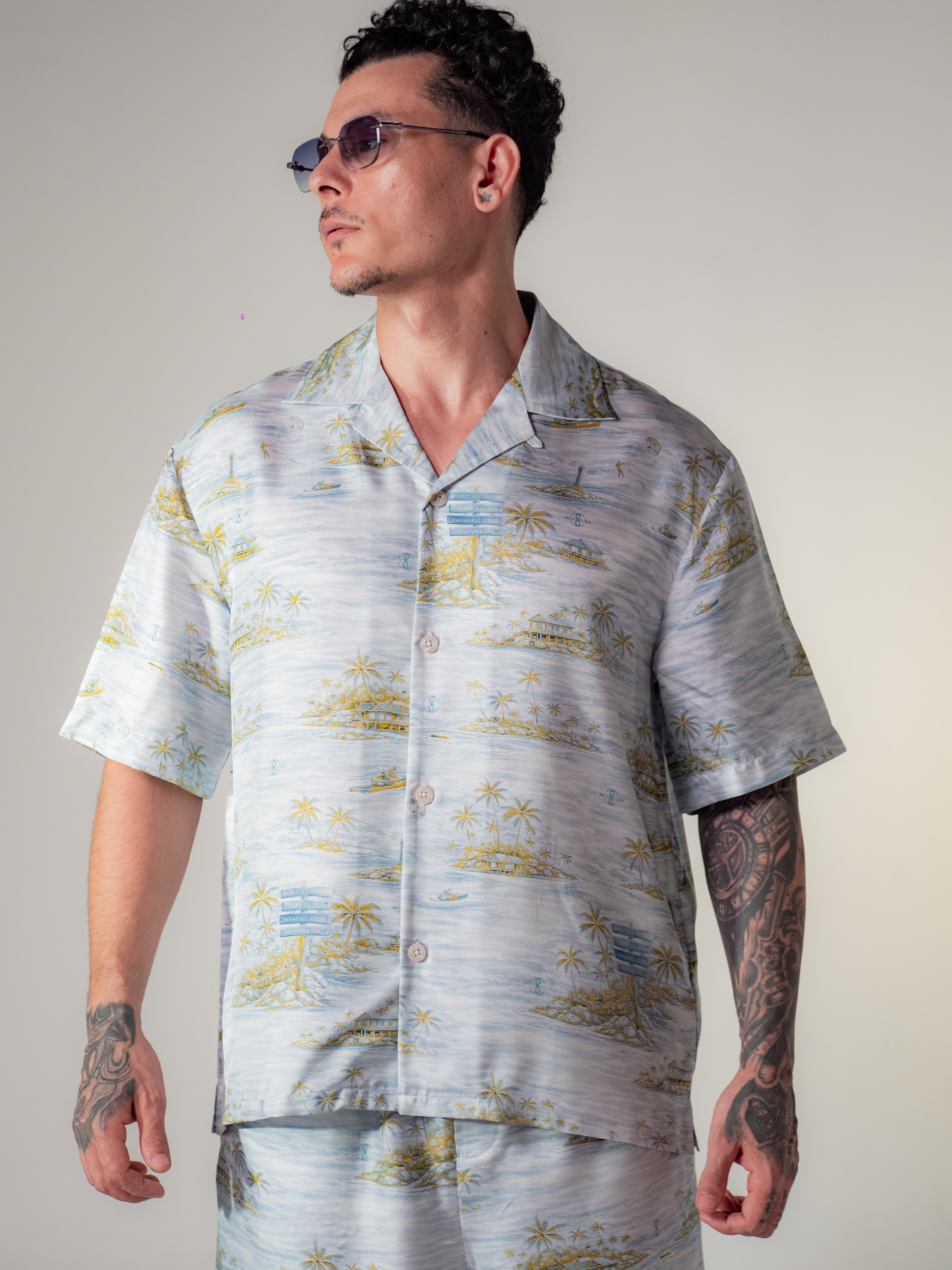 Aventura Island Twill Silk Shirt