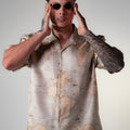 Aventura World Map Twill Silk Shirt